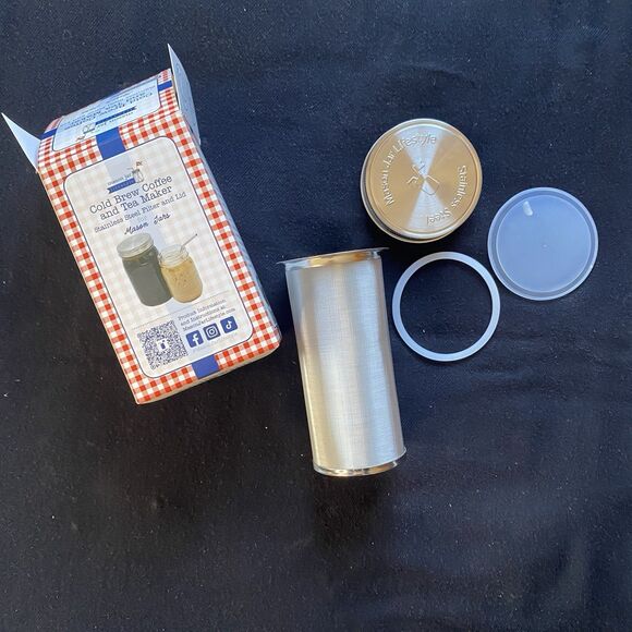 Cold Brew Coffee Maker for Mason Jars - Stainless Steel Iced Coffee. USA. - Picture 6 of 11